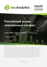 Российский рынок электронных сигарет: итоги 2020 г., прогноз до 2024 г.