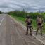Росгвардейцы в Запорожской области потушили загоревшийся на дороге гражданский автомобиль