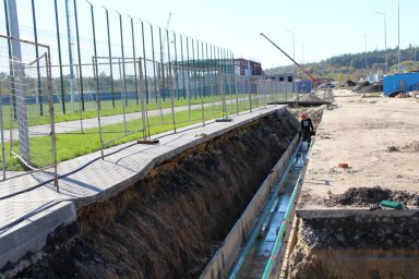 ​Квадра построила 1,5 км теплосетей для спортивного центра в Белгороде