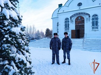 Росгвардия приняла участие в обеспечении правопорядка и безопасности граждан в Крещение на территори