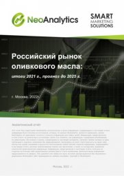 Российский рынок оливкового масла: итоги 2021 г., прогноз до 2025 г. Российский рынок оливкового масла: итоги 2021 г., прогноз до 2025 г.
