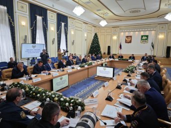 Росгвардия приняла участие в совещании Совета Безопасности России в Кургане